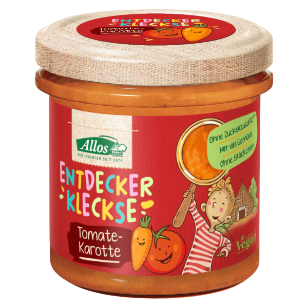 Allos Bio Entdeckerkleckse Tomate Karotte