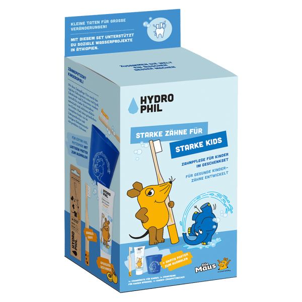 Hydrophil Geschenkset Maus Zahnpflege
