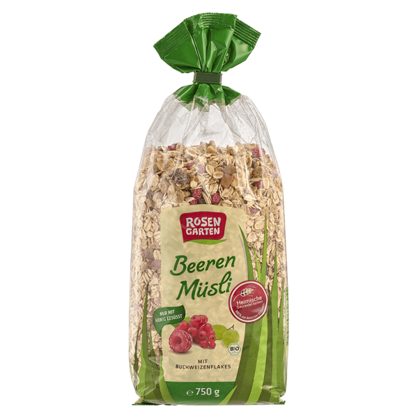 Rosengarten Bio Beeren Müsli