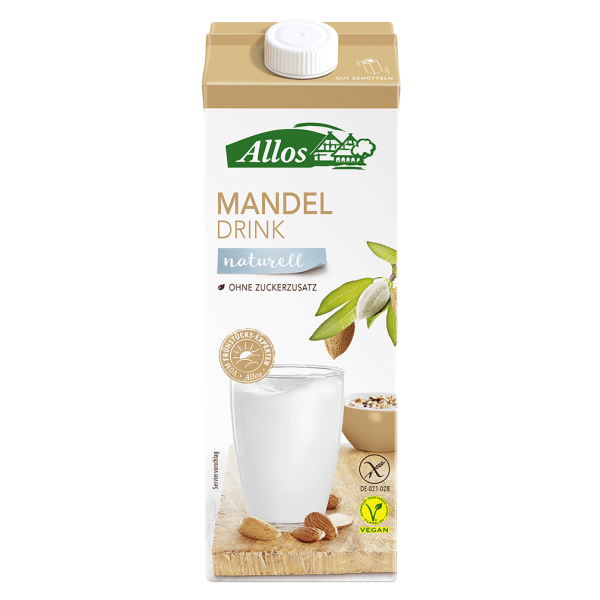 Allos Bio Mandel Drink naturell MHD 01.09.2023