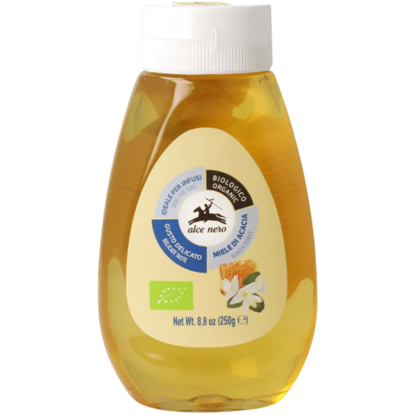 Alce Nero Bio Akazienhonig Spenderflasche, 250g