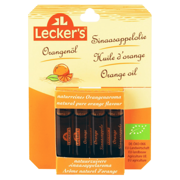 Lecker`s Bio Orangenöl 4x2ml