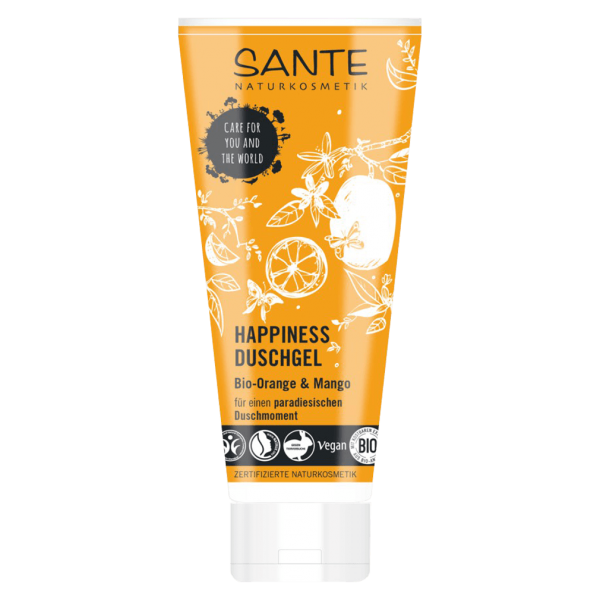 Sante Naturkosmetik Happiness Duschgel Orange Mango