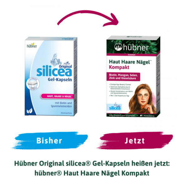 Haut Haare Nägel Kompakt Original Silicea Gel-Kapseln