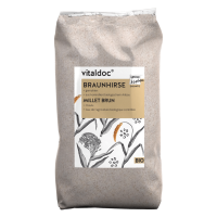 Vitaldoc Bio Braunhirse gemahlen, 500g Vitaldoc Bio Braunhirse gemahlen, 500g