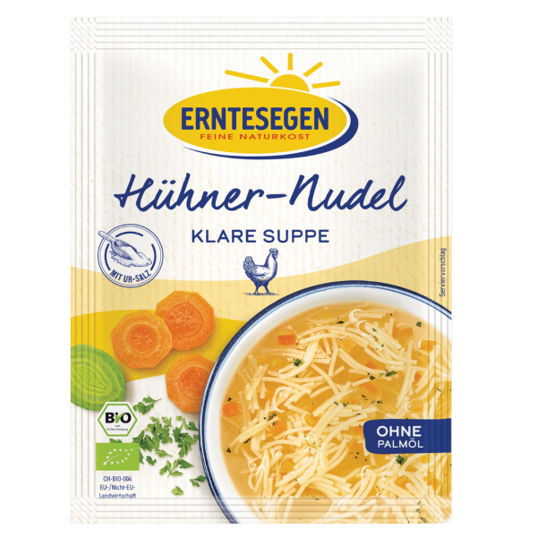 Erntesegen Bio Hühner-Nudel Klare Suppe