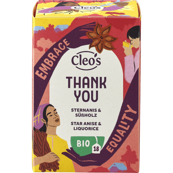 Cleo&#039;s Bio Thank You Tee, 18 Beutel