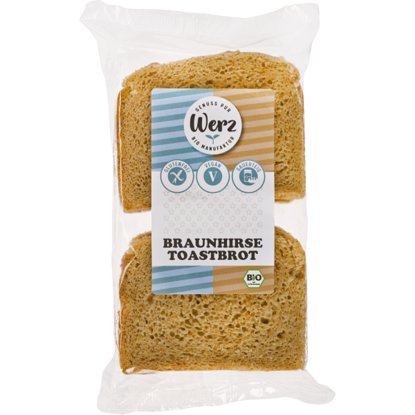 Werz Bio Braunhirse Toastbrot