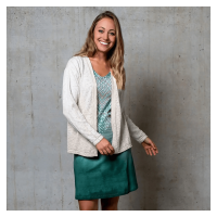 Spirit of Om Strickjacke Mein Glück naturweiß Spirit of Om Strickjacke Mein Glück naturweiß