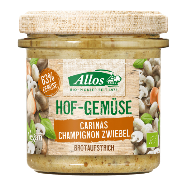 Allos Bio Hof-Gemüse Carinas Champignon Zwiebel