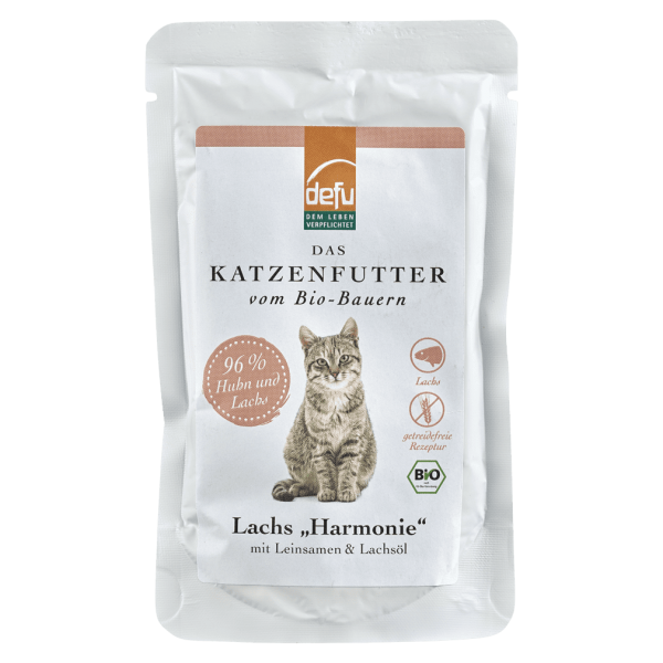 defu Bio Katzenfutter Lachs Harmonie