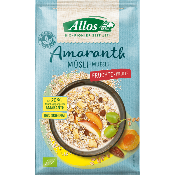 Allos Bio Amaranth Früchte Müsli