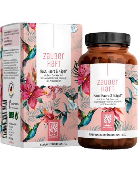 Naturtreu Zauberhaft - Haut Haare &amp; Nägel, 120 Kapseln