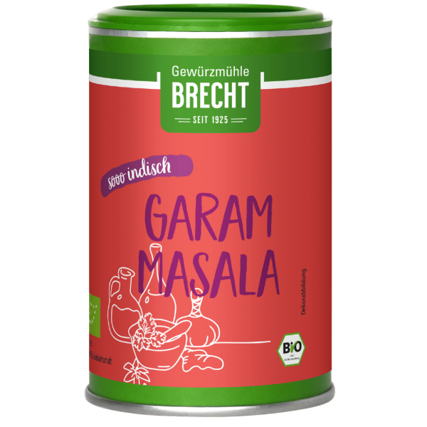 Gewürzmühle Brecht Bio Garam Masala Dose 60g