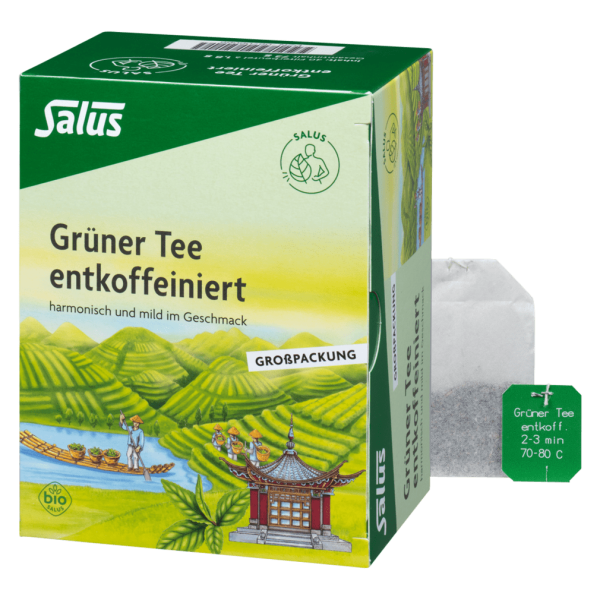 Salus Bio Grüner Tee entkoffeiniert, 72g