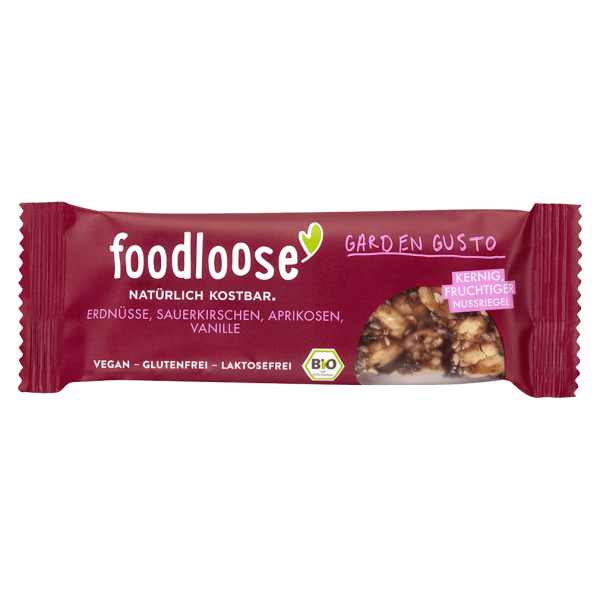 foodloose Bio Nussriegel Garden Gusto