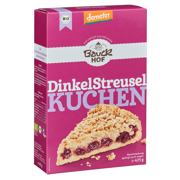 Bauckhof  Bio Dinkel Streusel Kuchen