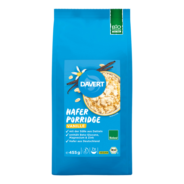 Davert Bio Hafer Porridge Vanille