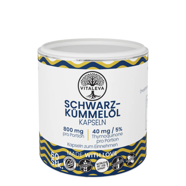 VITALEVA Bio Schwarzkümmel-Öl Kapseln