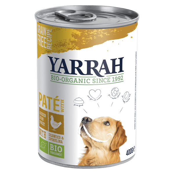 Yarrah Bio Hundefutter Paté Huhn