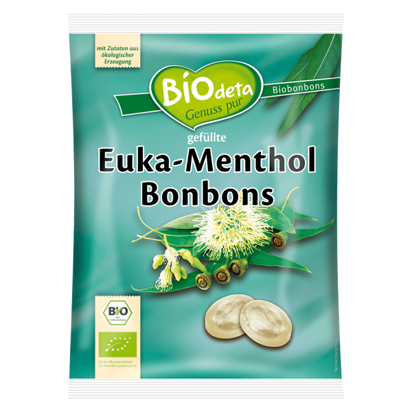 Biodeta Bio Eukalyptus und Menthol Bonbons
