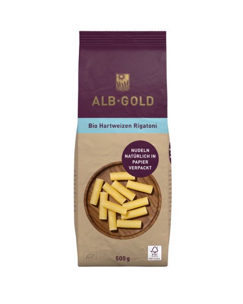 Alb-Gold Alb-Gold Bio Hartweizen Rigatoni