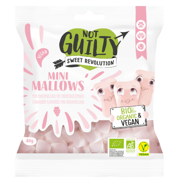 Not Guilty Bio MINI MALLOWS Erdbeere