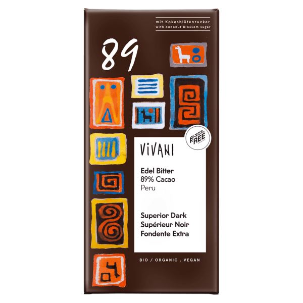 Vivani Bio Edel Bitter 89% Cacao