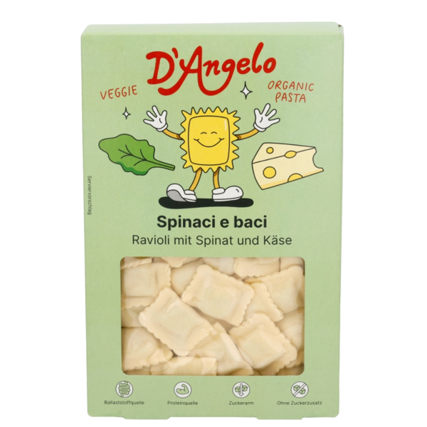D'Angelo Bio Ravioli Käse-Spinat