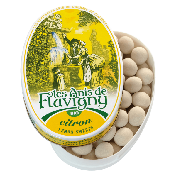 les Anis de Flavigny Bio Zitrone Bonbon