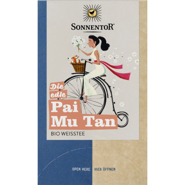 Sonnentor Bio Die edle Pai Mu Tan Tee 18 g, Doppelkammerbeutel
