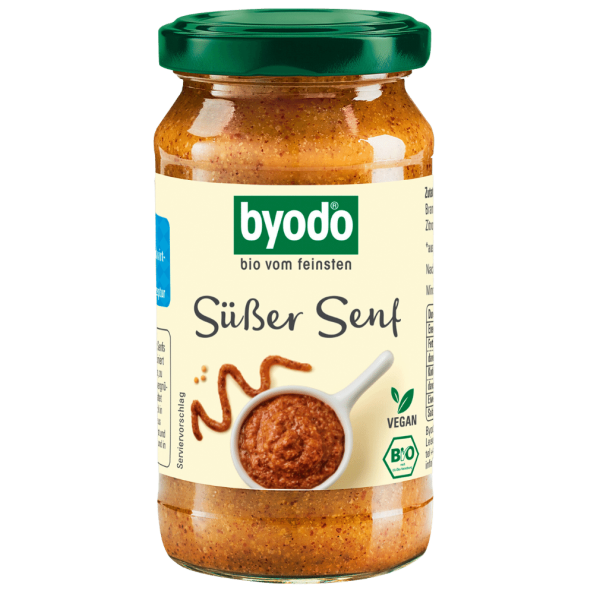 byodo Bio Süßer Senf im Glas, 200g