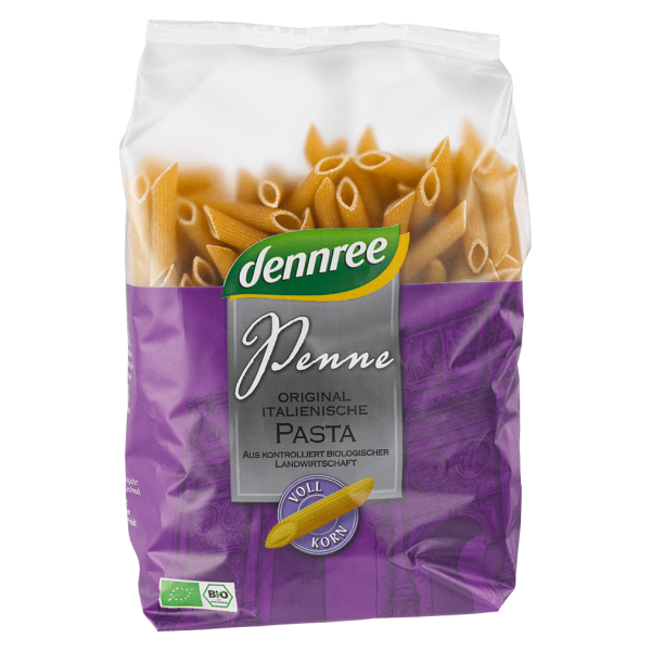 dennree Bio Hartweizen Penne, Vollkorn