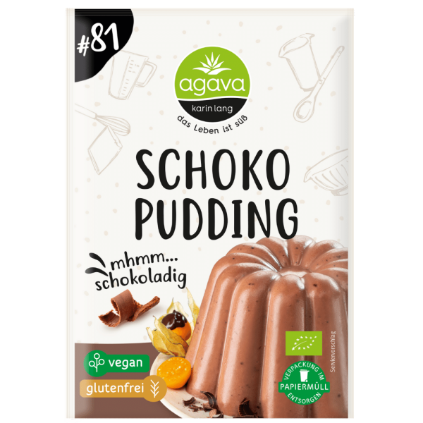 agava Bio Schokopudding