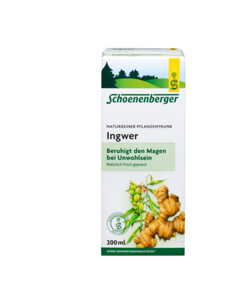 Schoenenberger Bio Ingwer naturreiner Pflanzentrunk