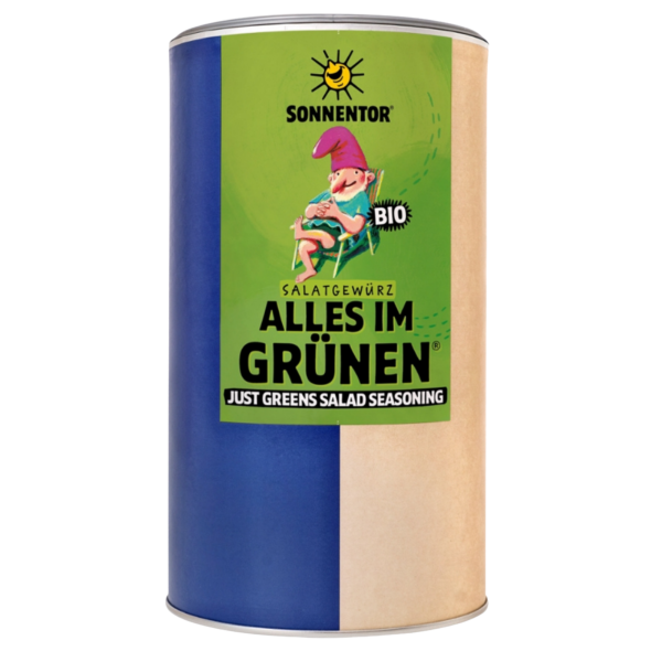 Sonnentor Bio Alles im Grünen® Salatgewürz 130 g, Gastrodose groß