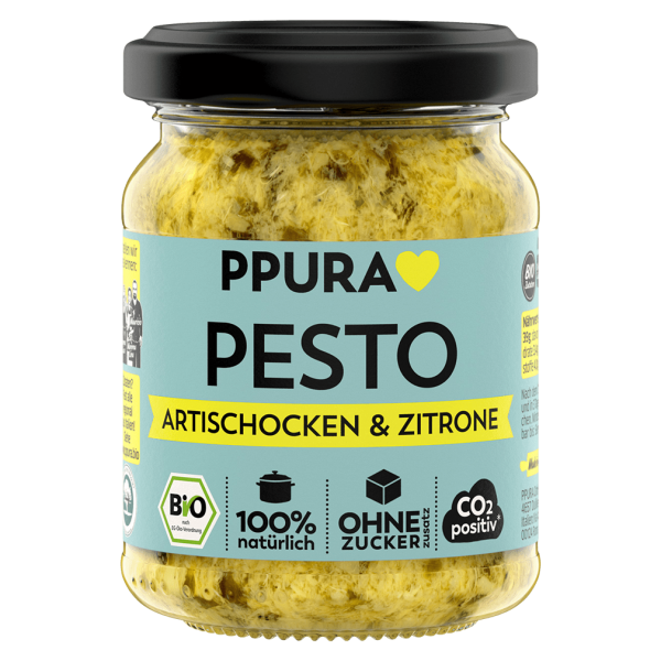 PPura Bio Pesto Artischocken und Zitrone