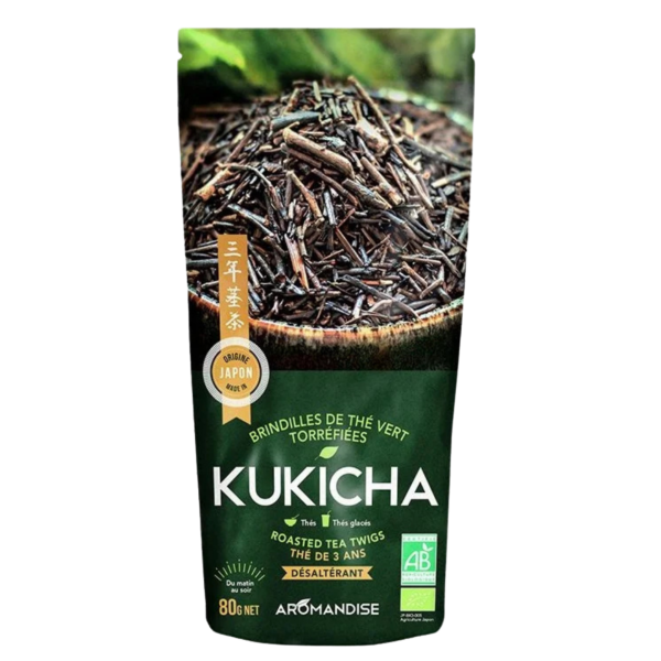 AROMANDISE Bio Gerösteten Dünnzweig Tee