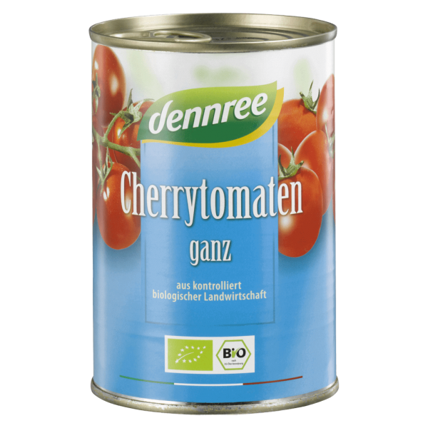 dennree Bio Cherrytomaten ganz