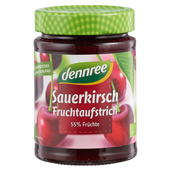 dennree Bio Fruchtaufstrich Sauerkirsche