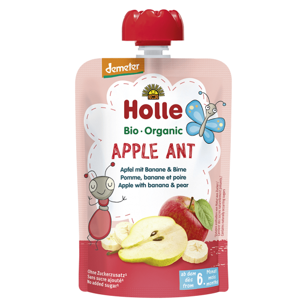 Holle Bio Apple Ant, Apfel Banane Birne