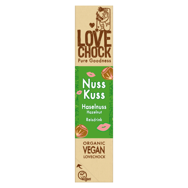 LOVECHOCK Bio Nuss Kuss Reisdrink 64 %