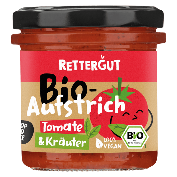 Rettergut Bio Aufstrich Tomate &amp; Kräuter