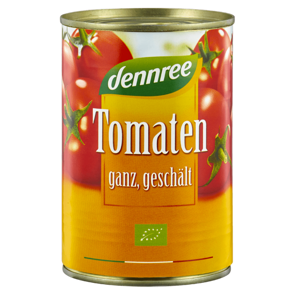 dennree Bio Tomaten ganz, geschält