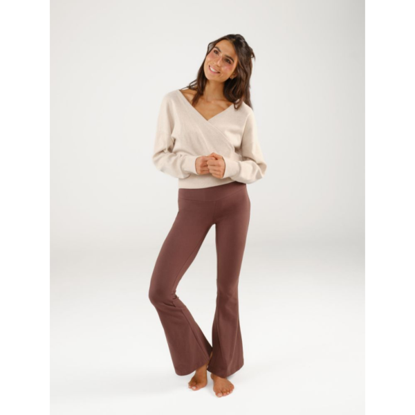 Spirit of Om Yoga Hose Vipra - cacaobraun