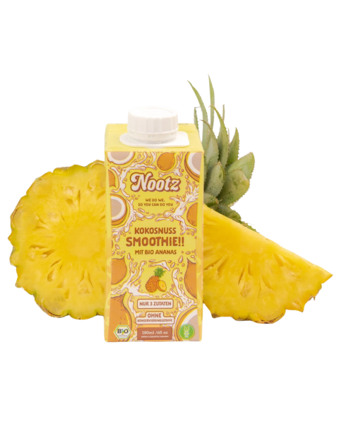 Nootz Bio Kokosnuss Smoothie - Ananas