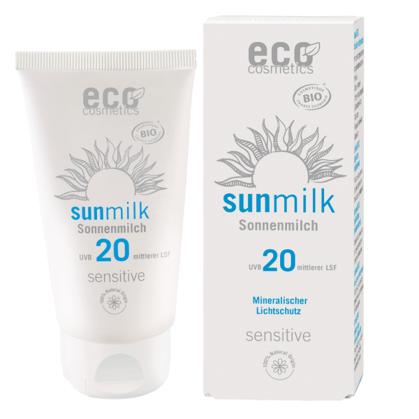 Eco Cosmetics Sonnenmilch LSF 20, 75ml