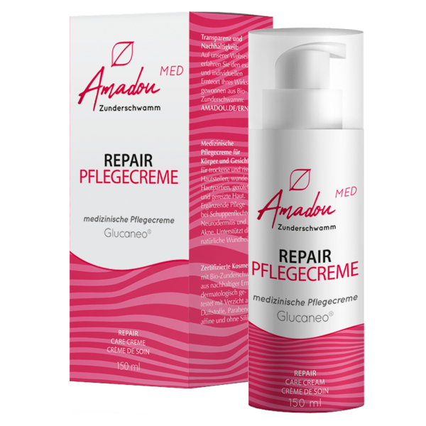 Amadou Zunderschwamm Repair med Pflegecreme