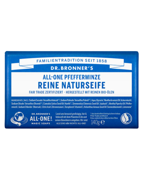 Dr. Bronners  Bio Pfefferminze - Feste Naturseife