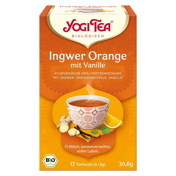 Yogi Tea Bio Kräutertee Ingwer Orange